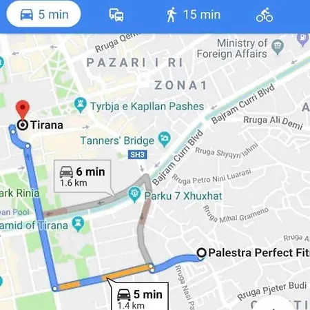 アパート New Apartament ティラナ